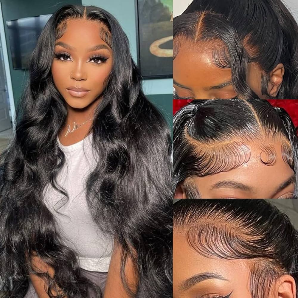 13x6 Full HD Invisible Lace Frontal Wigs Body Wave Human Hair Wigs Pre Plucked Natural Hairline - Image 6