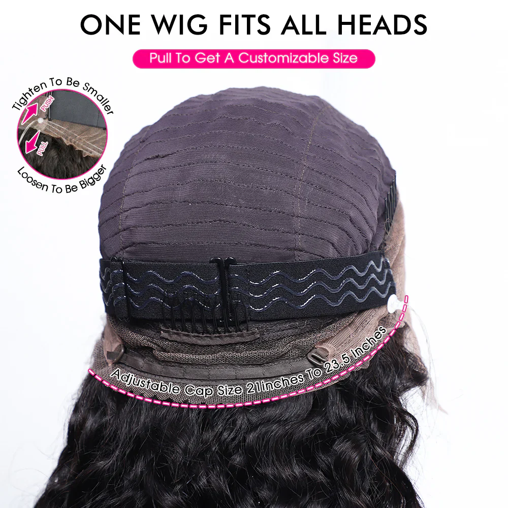 Pizazz Hair Kinky Straight 30# Color Invisible-Pull String 360 Lace Frontal Wigs Glueless HD Lace Human Hair Wigs - Image 6